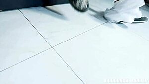 Two friends meet in the locker room and swap after training