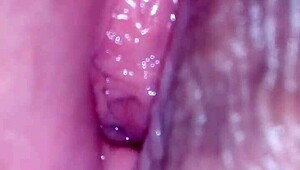 Sara's wet pussy hole desperately needs that cock for intense fucking