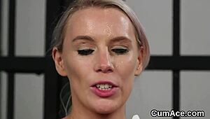 why does this wacky honey crave cumshots on her face and swallow every drop