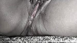 wild squirt from fat latina with big pussy