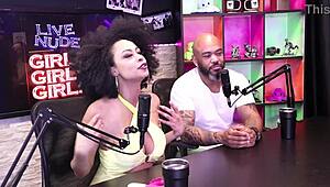 Debora Andrade Sucks the Black Top Guy's Dick in a Passionate Blowjob Full of Desire!