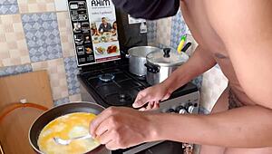 Nigerian Gay Men Engage in Intense Breakfast Sex