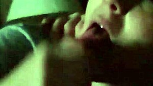 Wife sucks my big dick eagerly 😈