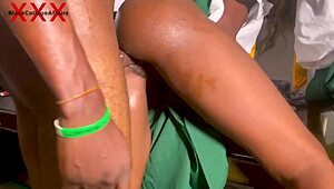 Naughty Ebony Students in Special Sex Class, Subscribe Red!