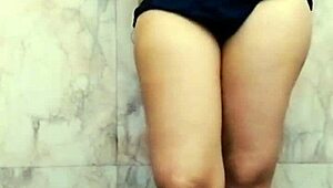 Step Cousin Masturbates In Bathroom Waiting For My Dick!