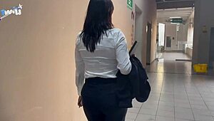 i helped my lawyer with case then did anal to her