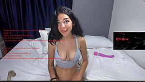 Crazy girls go wild on webcam, fingering and showing off big ass and tits in hardcore action.