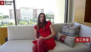 Trust Fund Babe Dives into Porn with First-Time Interracial Scene