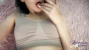 i watch sexy cute girl masturbate solo with fingering.