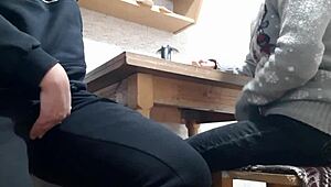 Ever craved sex so bad you didn’t even strip before banging in the kitchen?