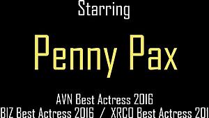 Taste My Big Ass, You Nerd! Penny Pax Exclaims in Curvy Babe Couple Action