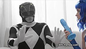Defeated Superheros Sharing Dildo and Dick in Wild Action!