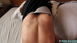 Petite Filipina Teen Creams on Big Foreign Dick