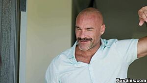 horny petite cheerleader alexis tae gets ass to mouth fucked by charles dera