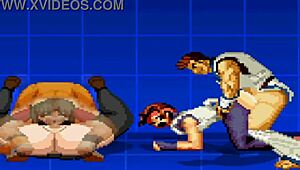 i watch yuri and rin in hentai game