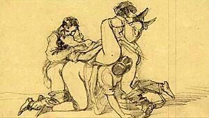 what vintage cartoon drawings are these