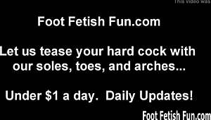 Lick and Suck Our Toes, Submissive Boy, in Femdom Foot Fetish