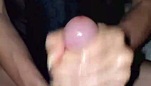 A Skinny Sexy Couple Engages In Intense Handjob Action, Stroking And Pleasuring Each Other.