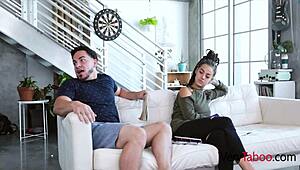 Step Sister Grasps Brother's Needs with Intense POV Cock Licking