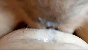 Swollen Pussy Makes Him Cum All the Sperm in Moaning Amateur Masturbation!