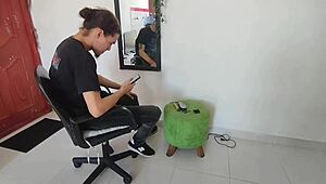 hey, why does my hot hermanastra get so turned on when i shave her?