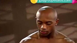 I joined the interracial gay sex orgy with strippers