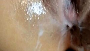 Wow, watch Juanlatino4 finish inside and all over her wet body!