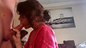 I get an early morning blowjob and handjob until I cum.