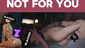 Blacked Anime Cock Explodes in Wild Interracial Action!