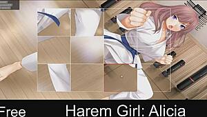 Harem girl Alicia explores her anime world