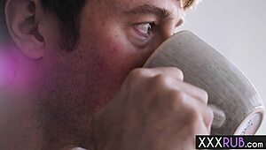 Hot teen masseuse Vanna Bardot surprises with blowjob after massage 😍