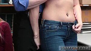 Border Patrol Busts Step Mother and Friend's Daughter in Hardcore Action