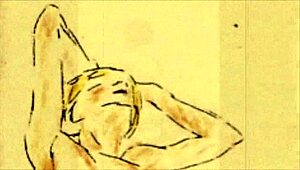 vintage erotic illustration from antique cartoon hentai