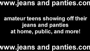 i've got a sexy little surprise under my skirt for you, wanna peek at my panties?