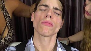 She FACELICKS a MALE SNACK in VORE FETISH