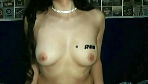 little slut fucks her ass with my cock