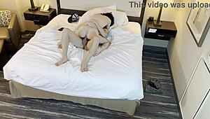 Petite teen rides cock roughly