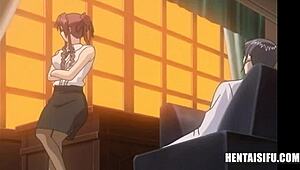 hentai tale - ruthless dude dominates his classmates with anal and titty action in wild scenes