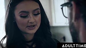 Adult Time - Eliza Ibarra's Sloppy Hookup Ends in Creampie