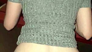 real sex in public at cinema, so risky - darcy dark