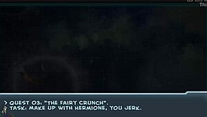 getting hermione to flash us in this anime game part