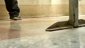 Hidden Gay Action in Public Toilet Encounter