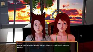 Intense Family Bonding With Redhead Teen's Small Tits