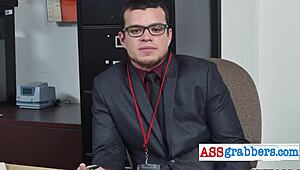 Hardcore Bareback Office Sex Turns Wild in Full Movie Storyline