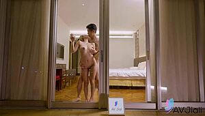 中国女孩和男友过夜随意玩乐