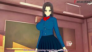 shinmai maou ntr testament 2 guy fucks best friend of girlfriend in anime hentai fantasy