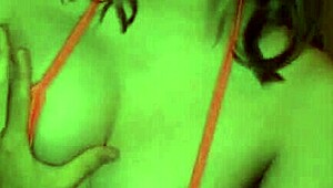 Asian cutie gets facial in homemade video with big tits