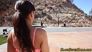 Milf endures interracial double penetration with massive cocks in hardcore scene