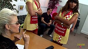 Good Looking Girls PLAYING HARD with Multiple Cocks