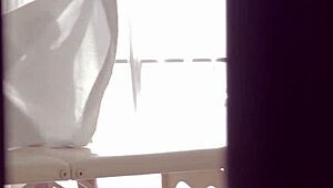 Teen 18+ gives oiled blowjob in hardcore scene.